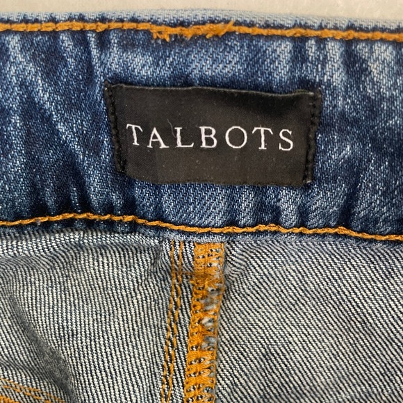 Talbots Women's High Waist Relaxed Jeans Palisades Wash Size 4 Denim - Picture 2 of 8